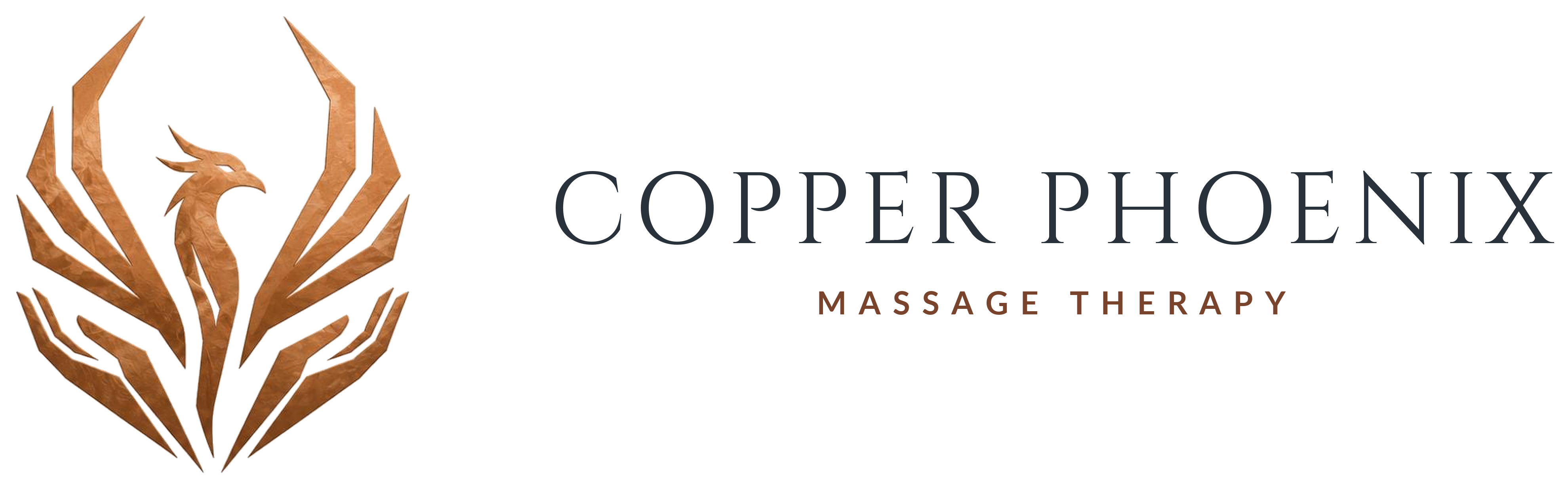 Horizontal Copper Phoenix logo